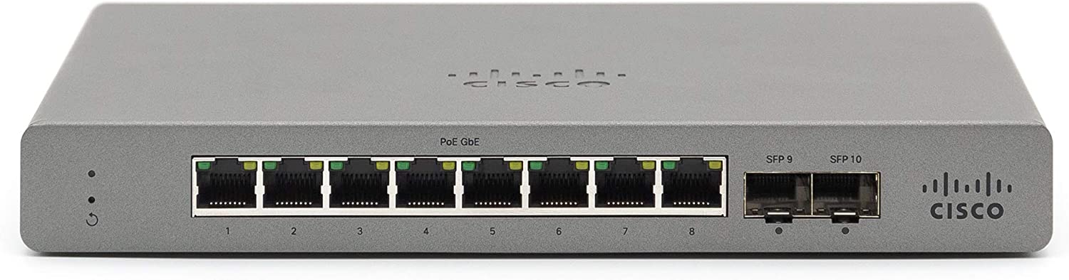 Meraki Go 8 Port POE Network Switch
